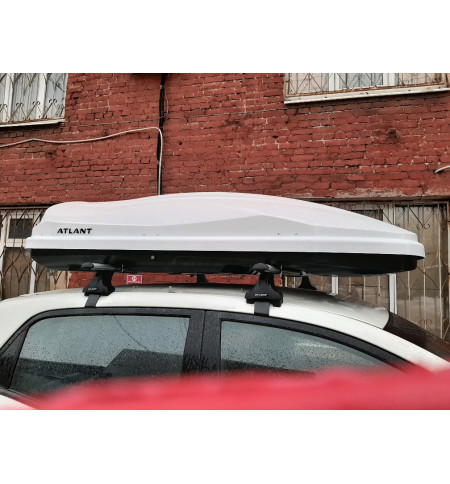Автобокс на крышу Diamond 500 White (220*80*44) 500л. в Тюмени